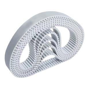 聚氨酯钢丝同步带皮带HTDS3M5M8MXLXH橡胶双面齿轮齿形传动带开口