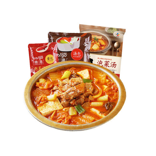 宋茜同款必品阁韩式泡菜汤速食汤包韩汤辣白菜锅韩国豆腐汤料酱料