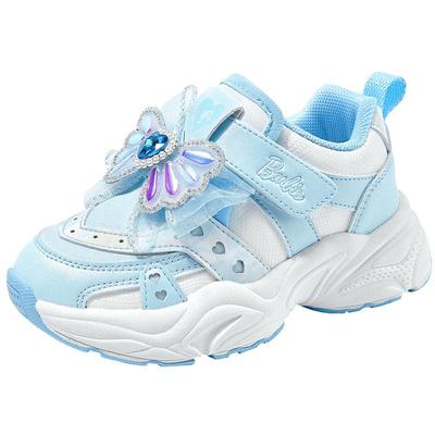 芭比软底舒适休闲女童运动鞋