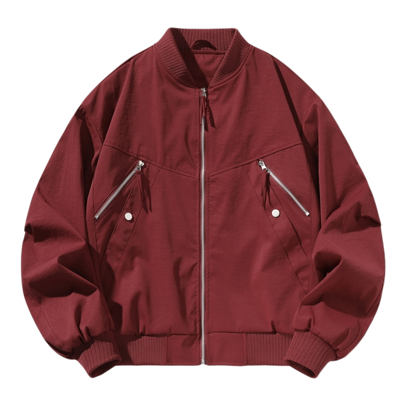 WASSUP美式复古棒球服夹克外套男