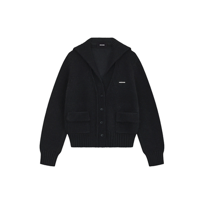 【明星同款】WE11DONE女士水手领针织开衫巴恩风