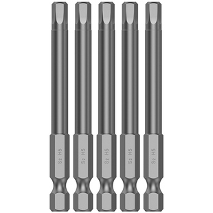 曼克士内六角批头电动螺丝刀手电钻S2加长电批硬度六角柄强磁套装