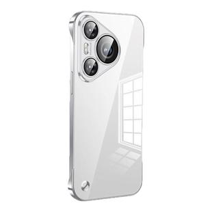 欧炫适用华为pura80pro手机壳新款Pura70pro超薄透明保护套防摔无边框p70/p60镜头全包mate70pro十高级感外壳