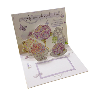 新款创意烫金3D立体贺卡高级感通用祝福感恩感谢伴手礼物留言卡片