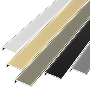 铝合金L型收边条门框窗套包边条7字瓷砖收口条木地板金属装饰阳角