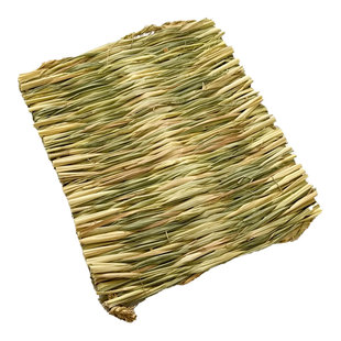 草垫铺地隔热兔窝垫稻草手工编织垫防滑鸽子兔子芦丁鸡鸟仓鼠窝垫