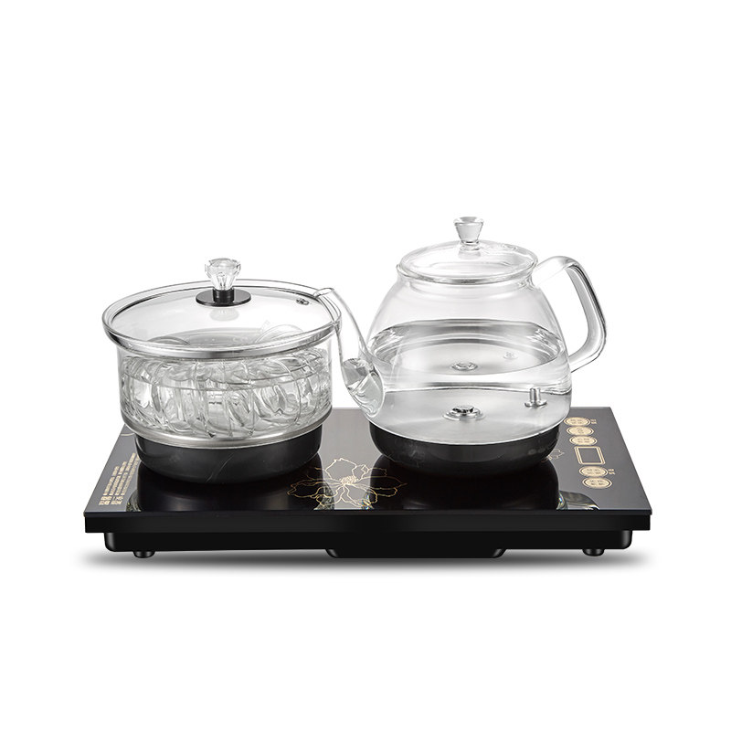 全自动底部烧水壶玻璃一体茶具