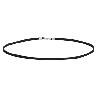 s925纯银狂飙陈书婷高叶同款细款choker颈链项链女锁骨链简约项圈