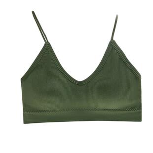 浪莎美背内衣女无痕小胸显大一体性感抹胸聚拢文胸细肩带运动背心