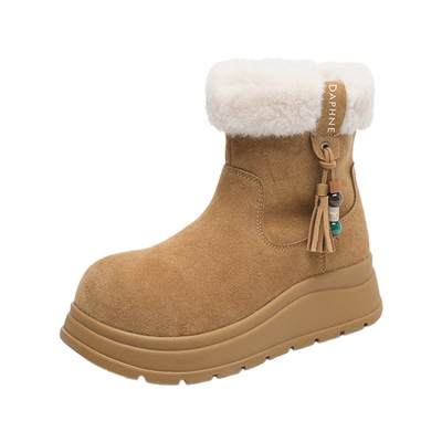 达芙妮冬季爆款毛毛雪地靴