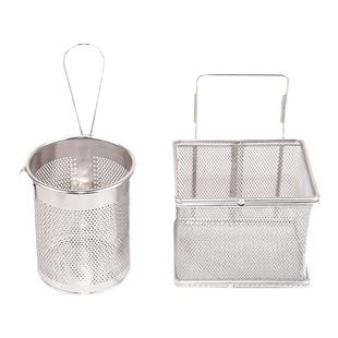 304不锈钢火锅漏勺烫猪脑勺粉丝脑花漏过滤网筛挂钩捞勺煮面漏斗