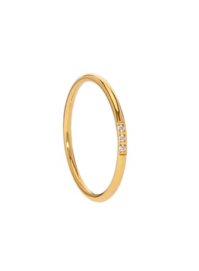 极细简约金戒指女精致