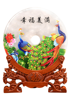 清福阁婚庆商务风领导玉石平安扣