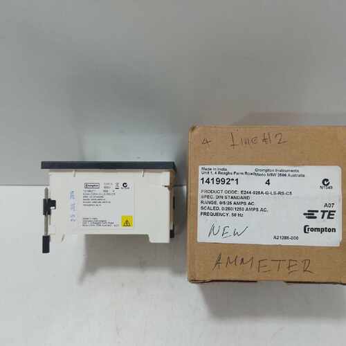 Crompton E244-025A-G-LS-RS-C5 AMMETER