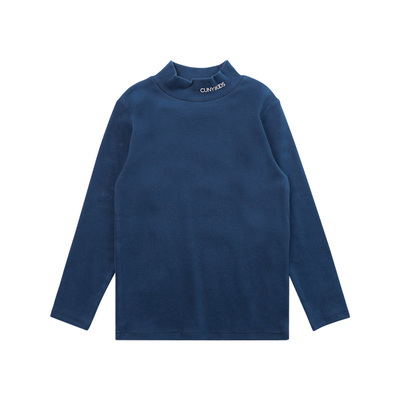 纯一良品百搭磨毛半高领打底衫