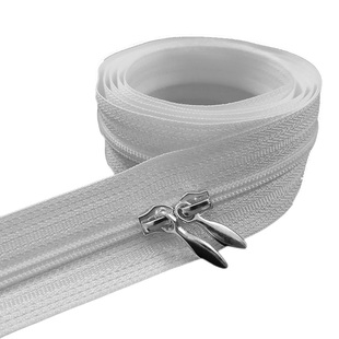 枕头套拉链条家用抱枕被子加厚长被罩拉链3号尼龙白色收纳袋拉锁