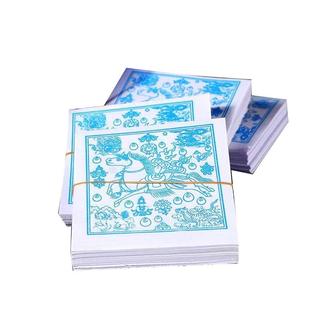 西藏风马糯米纸易降解龙达天十二生肖飞礼幡旗隆达批发四色小盒