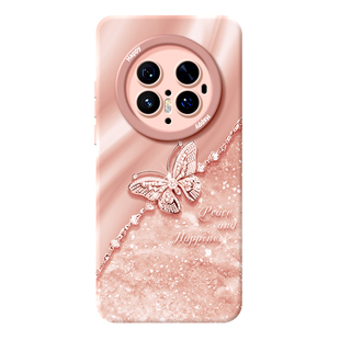 适用华为mate60pro手机新款壳mate70的外壳mate70pro高级感女mate50全包防摔40e带挂绳meta30硅胶套mt60小众