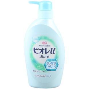 日本biore碧柔沐浴露水蜜桃玫瑰皂香蜂蜜清爽柠檬滋润保湿替换装