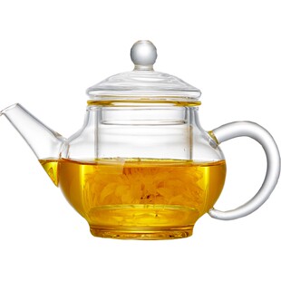美斯尼玻璃茶壶小号过滤泡茶壶家用耐高温加厚迷你功夫茶具套装杯