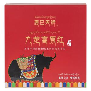 红茶茶叶四川特产茶叶礼盒装甘孜州特产高原茶叶工夫红茶50g*4罐