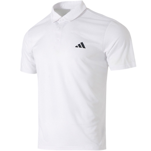Adidas阿迪达斯男上衣2026夏季新款运动短袖POLO衫翻领T恤HR8729
