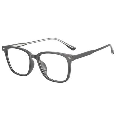 Latemon浪特梦黑框眼镜框 素颜平光大脸显瘦方框近视镜架L83102