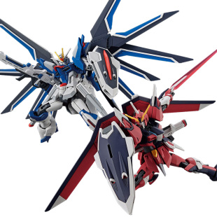 【自营】万代高达拼装模型HG SEED 非凡强袭飞升自由正义迅雷决斗
