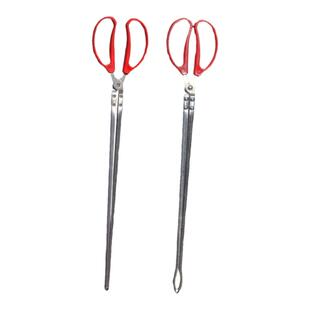 捡垃圾夹子火钳卫生钳环卫加长夹子取物家用拾物器碳夹子黄鳝夹子