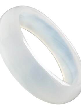 天然白冰玛瑙玉髓手镯沛孚包邮