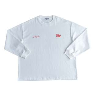 BAGGGGY廓形复古质感面料单缝线Vintage致敬人物长袖T140-250斤