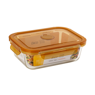 康宁分隔玻璃饭盒微波炉加热专用保鲜盒便当盒两格密封餐盒三分格