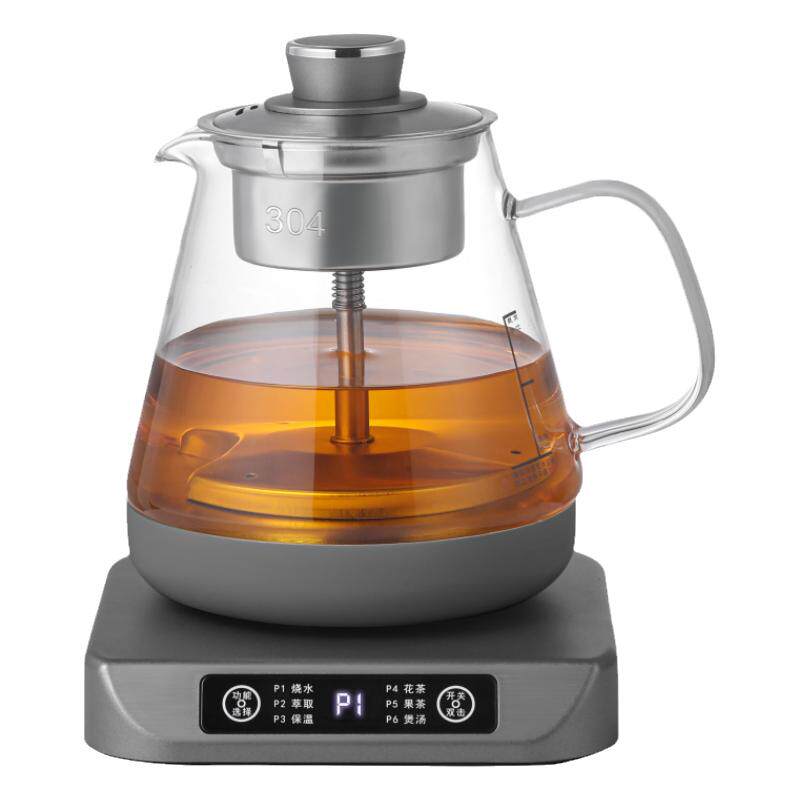 安化黑茶家用小型钛灰煮茶器蒸煮一体茶壶办公室烧水壶茶台煮茶炉