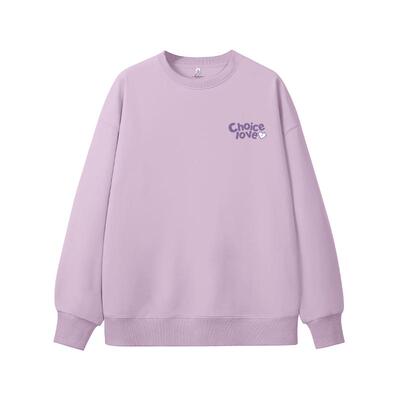 班尼路S&K系列圆领套头卫衣女2025秋冬款百搭休闲牛奶丝重磅上衣Q