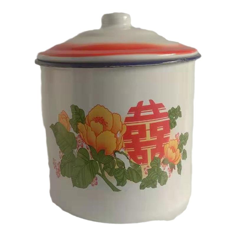 搪瓷茶缸缸子老式怀旧经典老干部复古大容量茶杯搪瓷瓷杯子马克杯