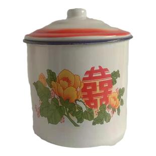 搪瓷茶缸缸子老式怀旧经典老干部复古大容量茶杯搪瓷瓷杯子马克杯