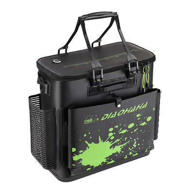 钓哈哈活鱼桶野钓专用新型钓鱼桶双肩一体成型鱼护桶多功能渔具包