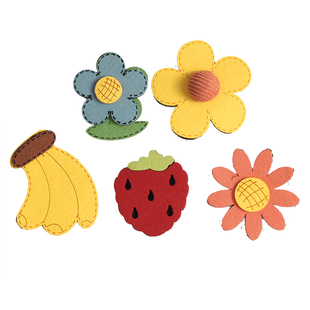 婴儿魔术贴胎毛贴不伤发可爱宝宝发帖碎发神器婴幼儿发夹发饰头饰