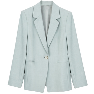 Lavinia法式通勤休闲职业气质西装女春新款极简西服外套上衣