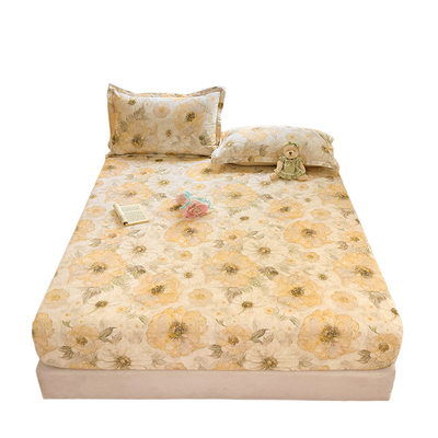 A类100%全棉床笠单件纯棉床罩套