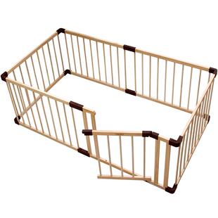 Farska实木儿童游戏围栏日式婴儿宝宝室内安全栅栏学步栏