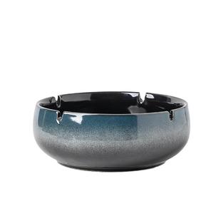 创意大号烟灰缸复古个性陶瓷防飞灰家用客厅办公室高级感烟灰缸