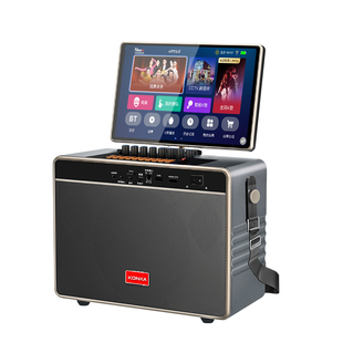 先飞广场舞音响带显示屏户K歌蓝牙音箱点歌机一体家用唱歌家庭KTV