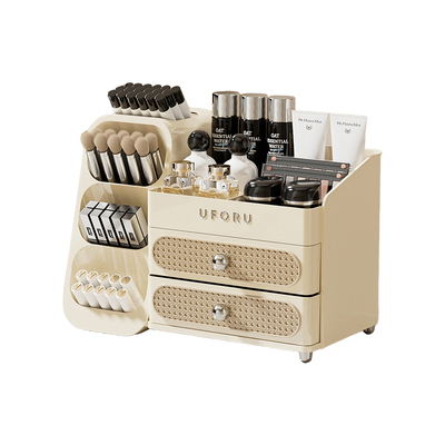 化妆品收纳盒桌面置物架大容量