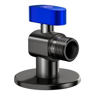 全铜大流量三角阀球阀热水器燃气专用家用水阀开关冷热水龙头4分