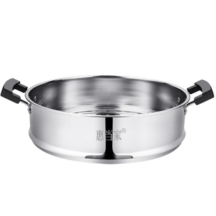 电热锅配件蒸笼28-38cm不锈钢304蒸格多用电锅蒸格电炒锅蒸格