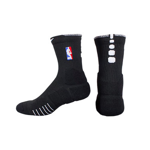 NBA篮球袜男毛巾底中筒实战训练精英袜运动袜加厚长筒袜专业吸汗