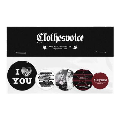 三周年回馈90S乐队mood胸针徽章