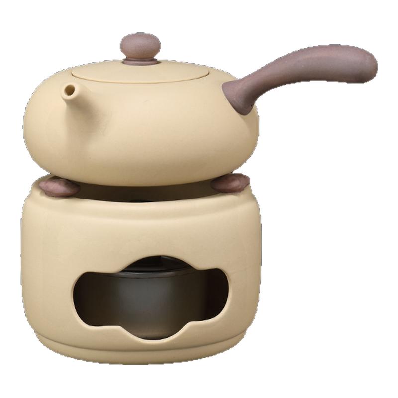 粗陶手工壶陶土茶壶陶瓷功夫茶具泡茶壶小号茶炉蜡烛灯底座酒精炉