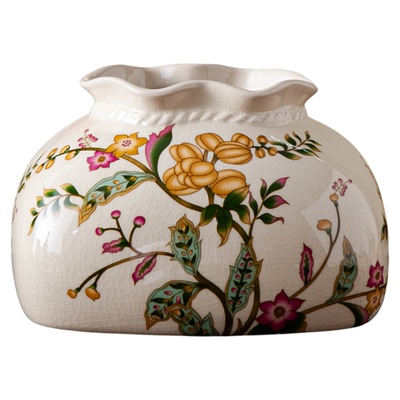 美式复古陶瓷纸巾盒装饰摆件欧式中式纸抽盒客厅茶几家用抽纸盒